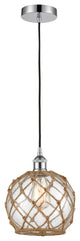 Innovations 616-1P-PC-G122-8RB 1-Light Mini Pendant, Polished Chrome