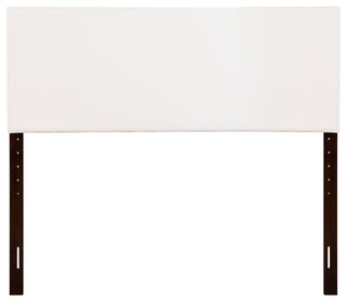 Novo Faux Leather Headboard, White, Queen