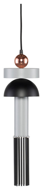Flora Concrete Grey Metal Pendant Lighting