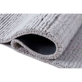 Bliss Solid Area Rug, Gray, 2'6"x8'