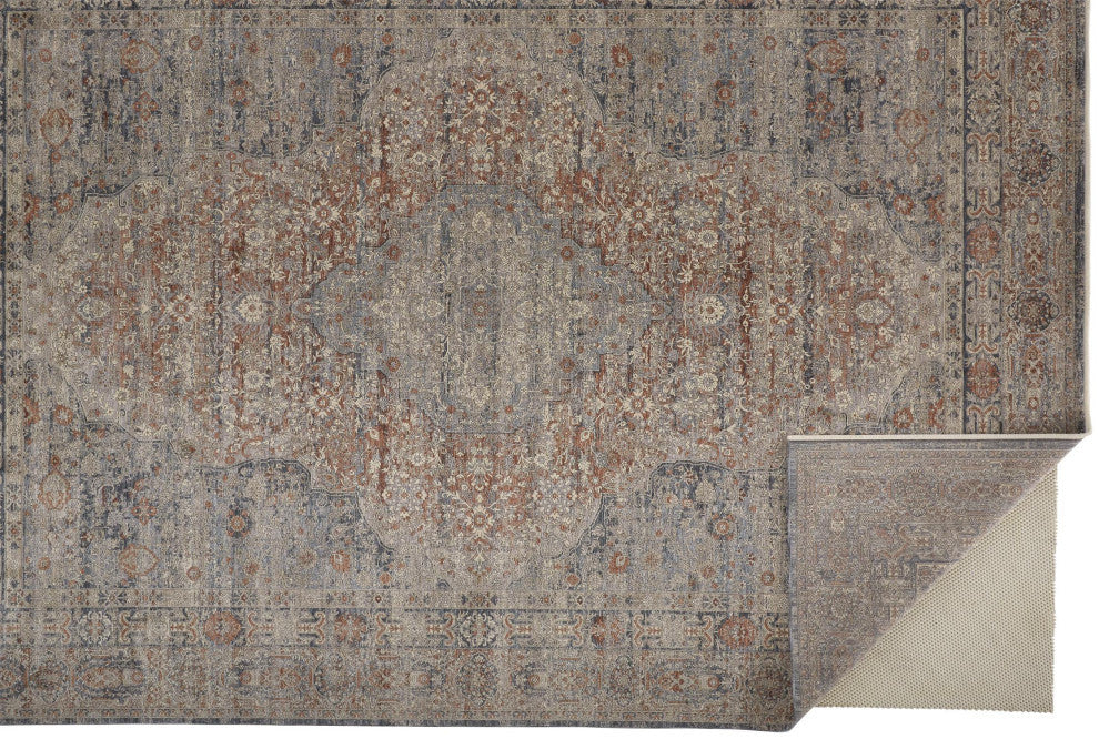 Weave & Wander Gilford Blue 2'8"x10' Power Loomed Area Rug