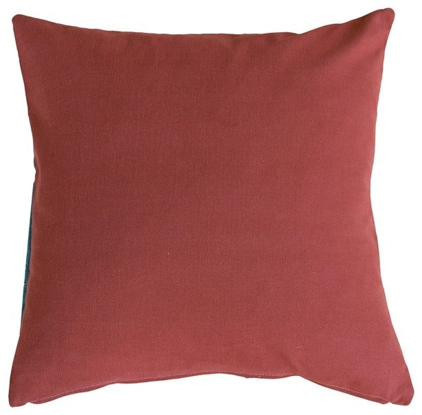 Pillow Decor - Coral and Shells Blue Nautical Throw Pillow