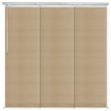 Bisque 3-Panel Track Extendable Vertical Blinds 36-66"W