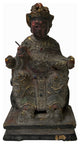 Vintage Chinese Wooden Carved Home Guardian Deity Figure Hws1854