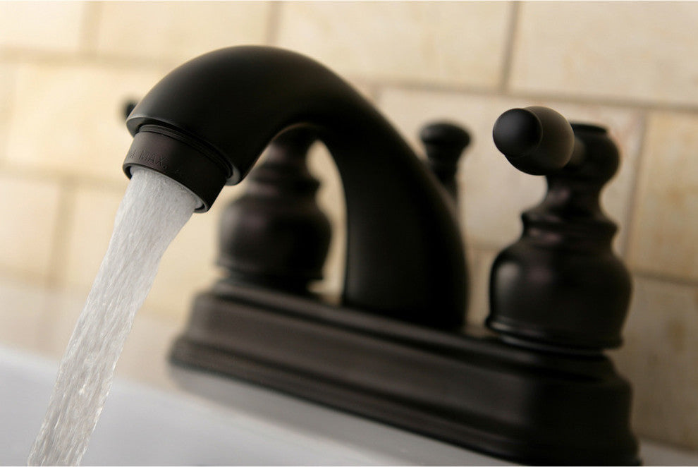 Kingston Brass 4" Centerset Bathroom Faucet, Oil Rubbed Bronze