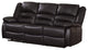 Jacoy Double Reclining Sofa, Brown Leather