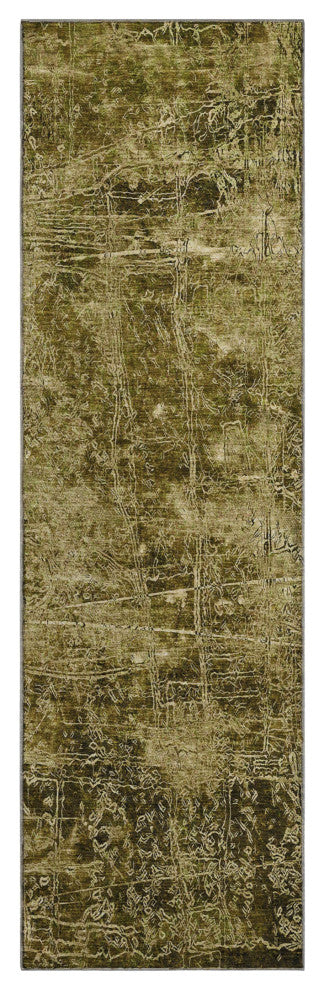 Premium Machine Washable Mayfield AMF559 Brown 2'3" x 7'6" Runner Rug