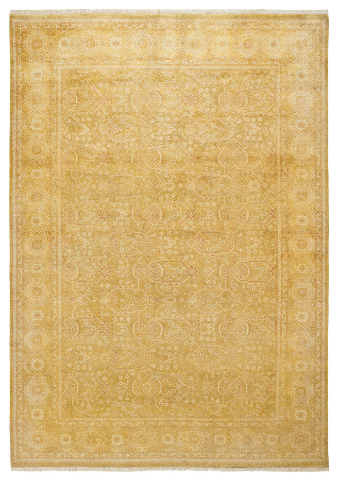 Mogul, One-of-a-Kind Hand-Knotted Area Rug Green, 6'1"x8'8"