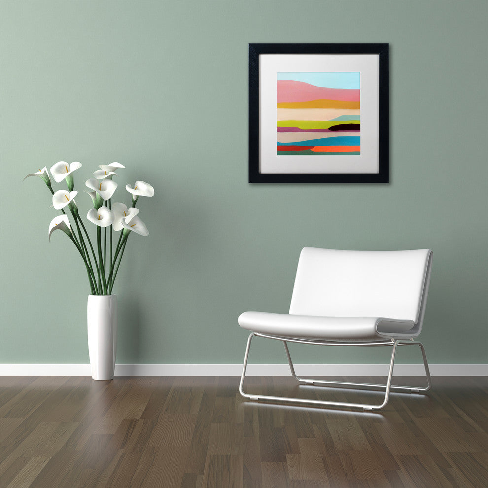 'Alto' Matted Framed Canvas Art by Sylvie Demers