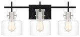 Quoizel PEN8622 Pensbury 3 Light 24"W Bathroom Vanity Light - Matte Black