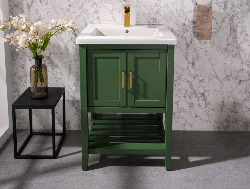 24" Kd Vogue Green Sink Vanity