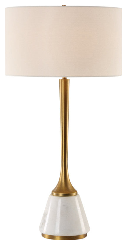 Uttermost Avola White Marble Table Lamp