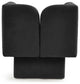 Marcel Boucle Fabric Upholstered Chair, Black, Chair