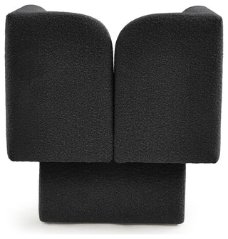 Marcel Boucle Fabric Upholstered Chair, Black, Chair