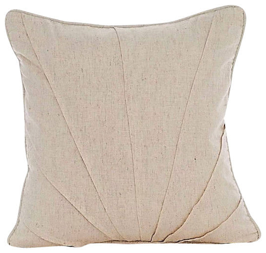 Throw Pillow Covers 12" x 12" Pillowcase Beige Cotton Solid Color-Hello Neutrals