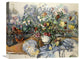 "A Large Bouquet of Flowers" Stretched Canvas Giclee by Paul Cezanne, 22"x18"