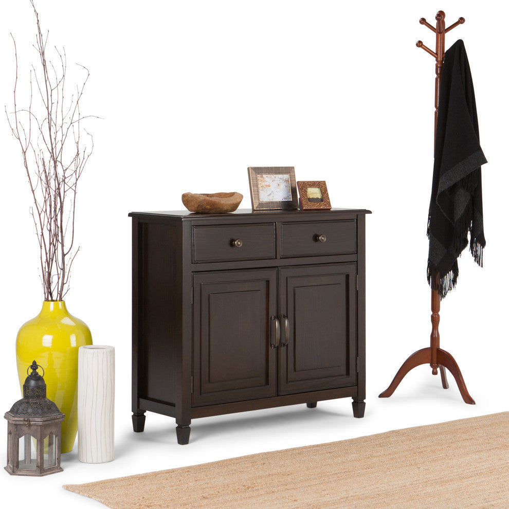 Connaught Entryway Storage Cabinet, Dark Chestnut Brown