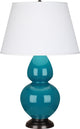 Robert Abbey RA-1752X 1-Light Table Lamp, Double Gourd