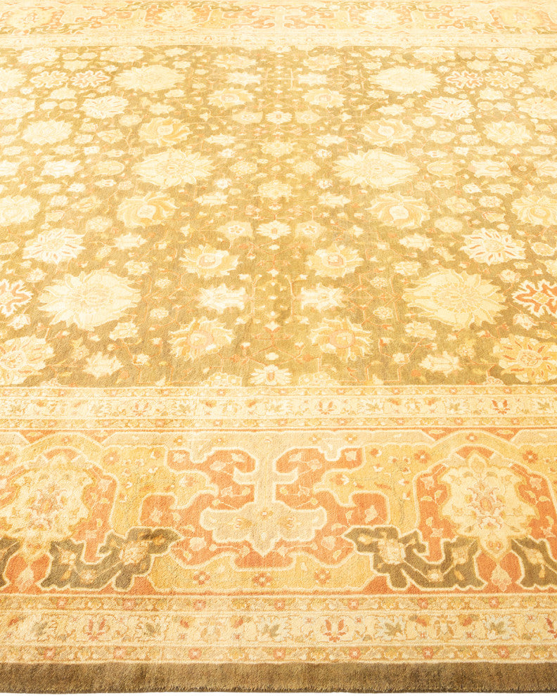 Mogul, One-of-a-Kind Hand-Knotted Area Rug Green, 8'2"x10'2"