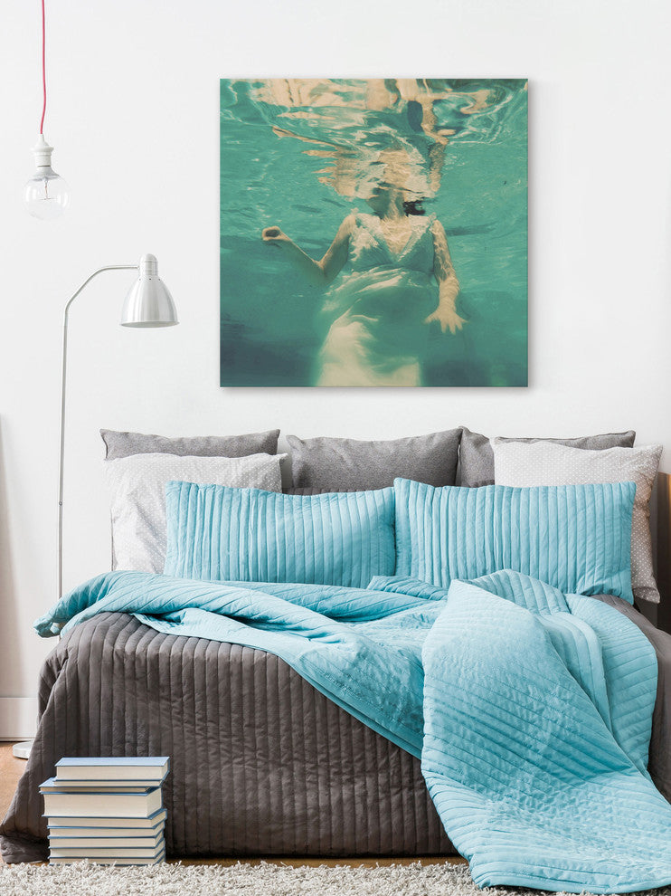 Marmont Hill, "Dive Pillow" Painting Print on Wrapped Canvas, 32x32