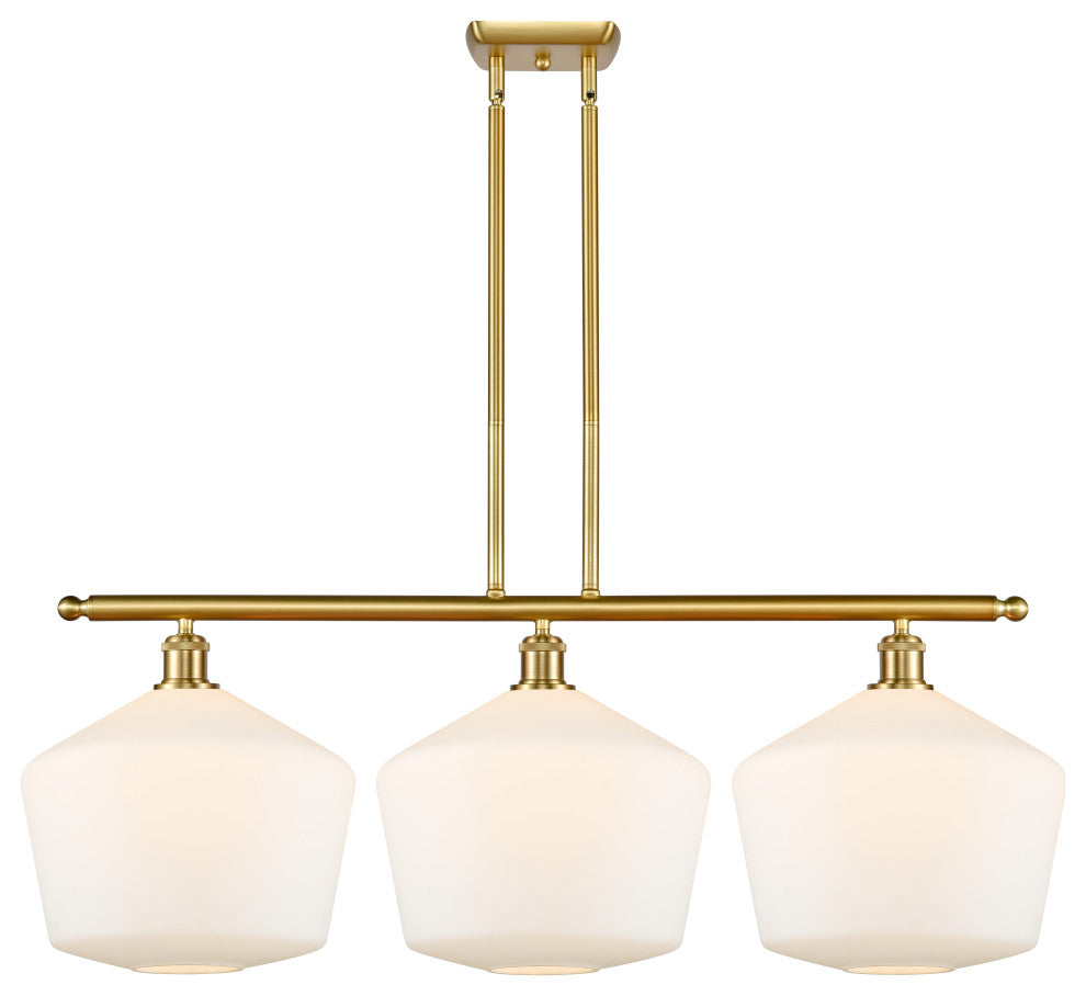 Innovations 516-3I-SG-G651-12-LED 3-Light Island Light, Satin Gold