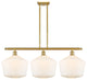 Innovations 516-3I-SG-G651-12-LED 3-Light Island Light, Satin Gold