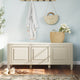 Connaught Solid Wood Storage Bench Trunk, Antique White