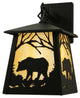 7.5W Bear at Dawn Hanging Wall Sconce