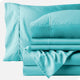 Bare Home 6-Piece Microfiber Sheet Set, Aqua, Queen