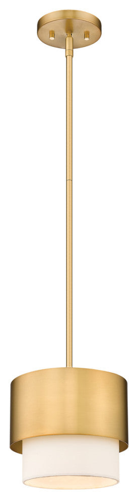Z-LITE 1-Light Pendant, Modern Gold