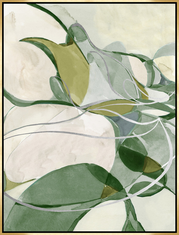 Into the Green I, 31.25"x41.25", Gold Leaf Gallery Float