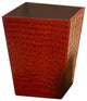 Burnt Croc Waste Basket, Orange