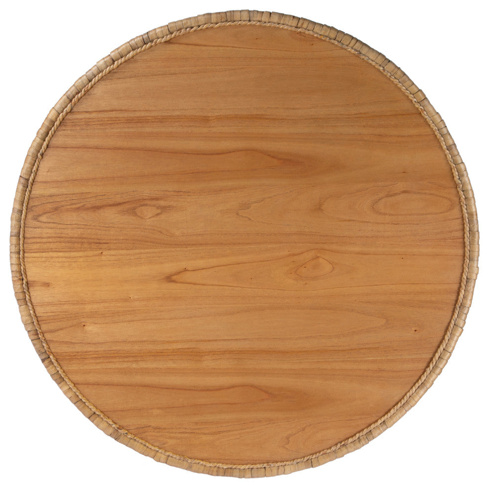 Captiva Round Rattan Drum Coffee Table