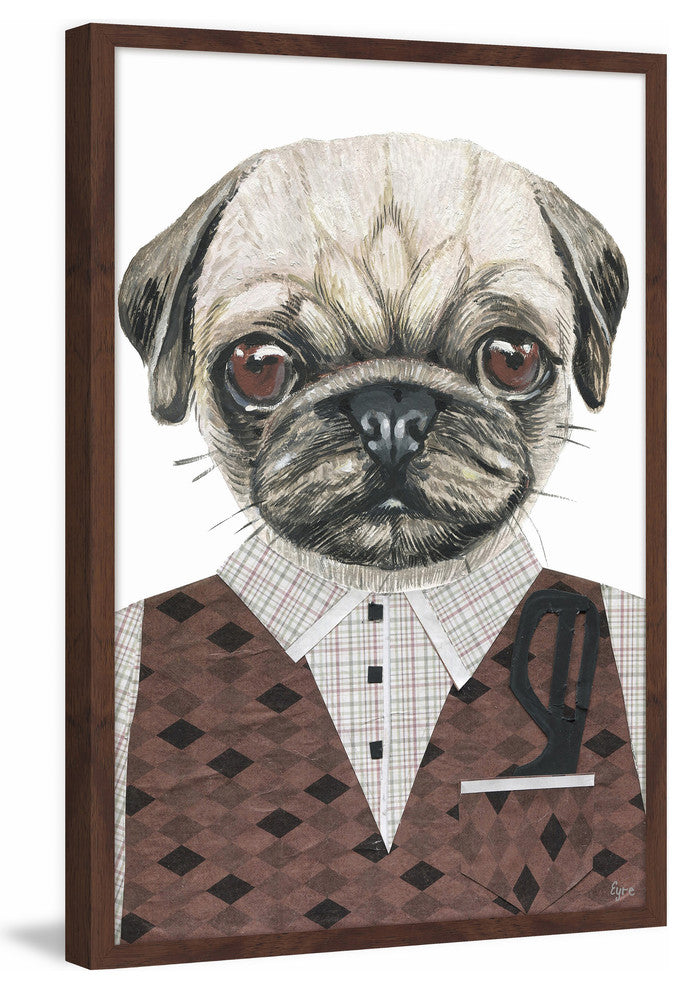 "The Professor" Framed Painting Print, 20"x30"