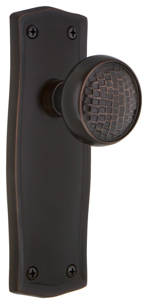Prairie Plate Single Dummy Craftsman Door Knob