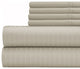 Stripe 700 Thread Count Premier 6-Piece Sheet Set, Grey, Queen