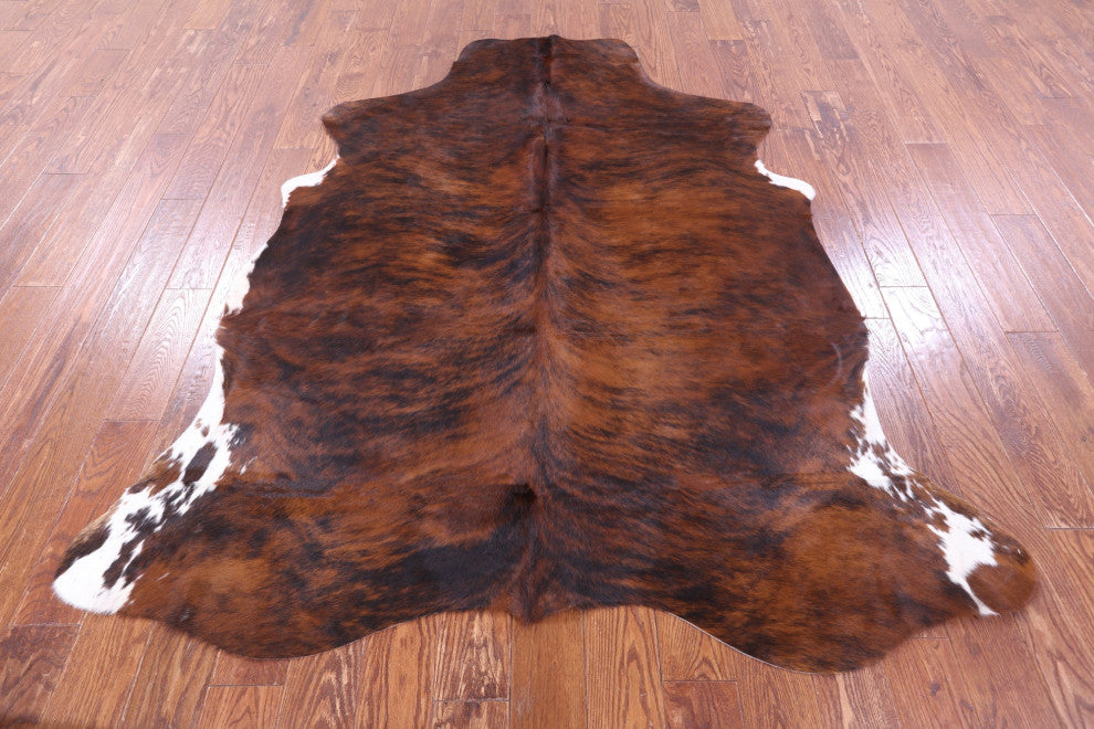 Brindle Natural Cowhide Rug 6' 10" X 6' 0" C2234