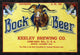 "Bock Beer" Framed Canvas Giclee by Vintage Booze Labels, 38"x26"