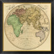 "Eastern Hemisphere, 1831" Framed Canvas Giclee by Daniel Lizars, 34x34"