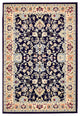 Unique Loom Navy Blue Washington Sialk Hill 4' 0 x 6' 0 Area Rug