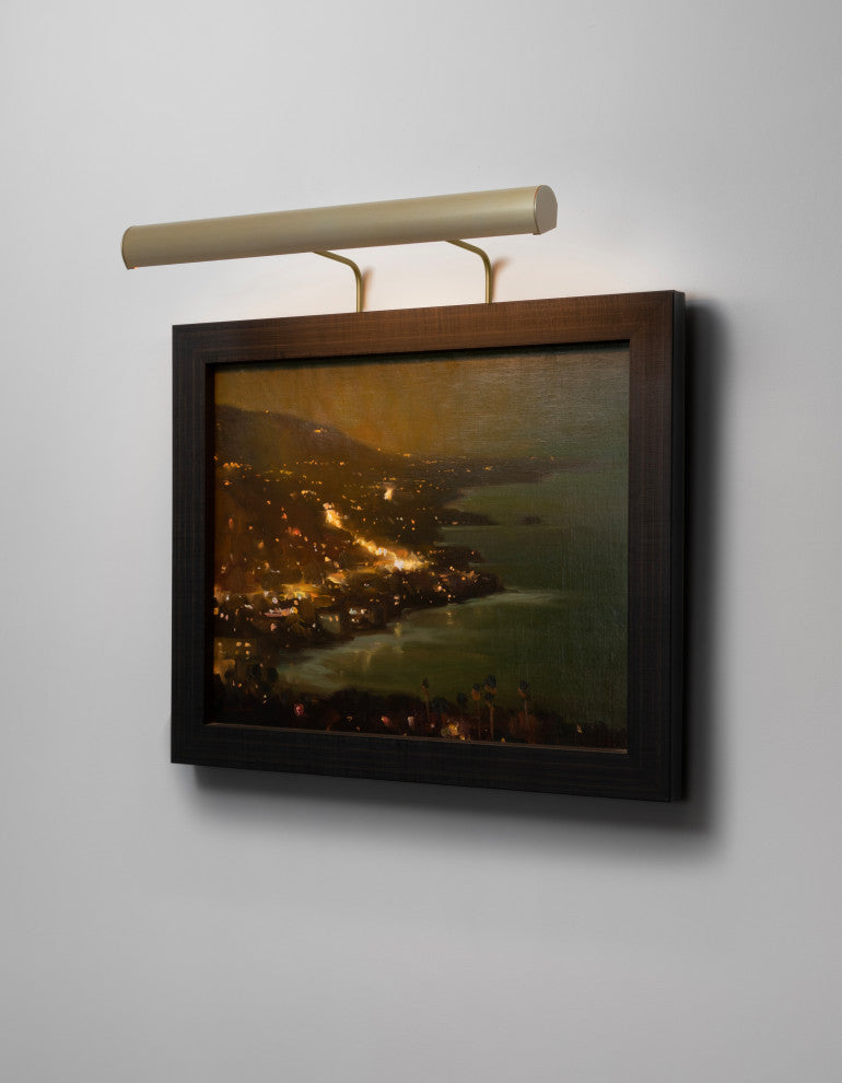 Cerno Art Light, 48"W, Brushed Brass, 2700K, Hardwire 277V Dimmable