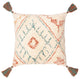 Surya Nador Brick Red Pillow Shell With Polyester Insert 20"H X 20"W