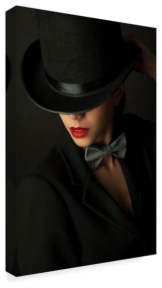 Livia Corcoveanu 'Mystery Under The Topper' Canvas Art, 47"x30"