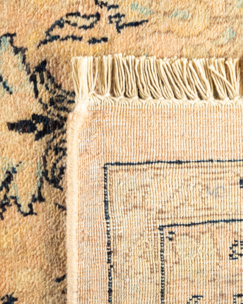 Mogul, One-of-a-Kind Hand-Knotted Area Rug  - Beige, 6' 2" x 9' 3"