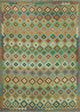 Sangat Kilim Ellianna Light green/Rust Rug, 7'11x11'0