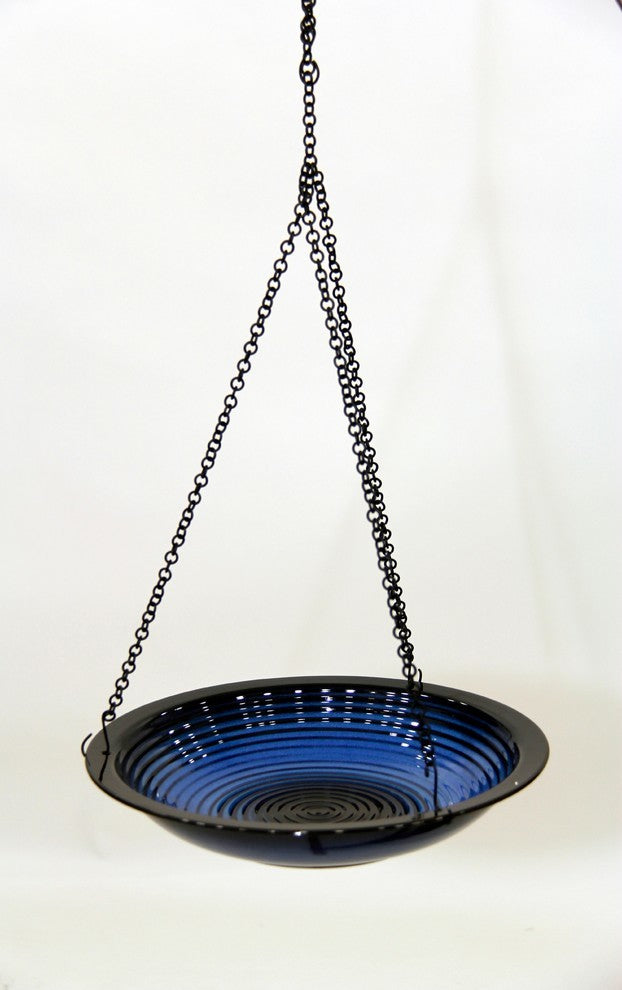 Bird Bath Hanging, Blue
