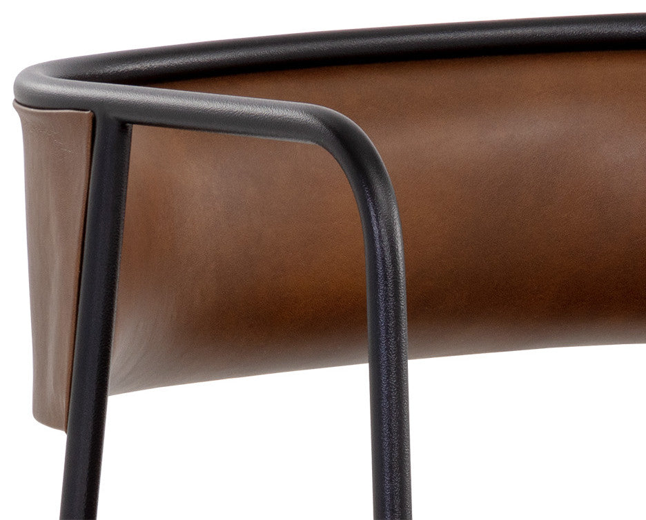 Brenan Dining Armchair Bravo Cognac