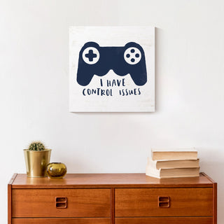 I Have Control Issues 12x12 Canvas Wall Art