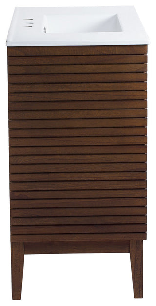 Ledger 36" Bathroom Vanity Walnut White -5115