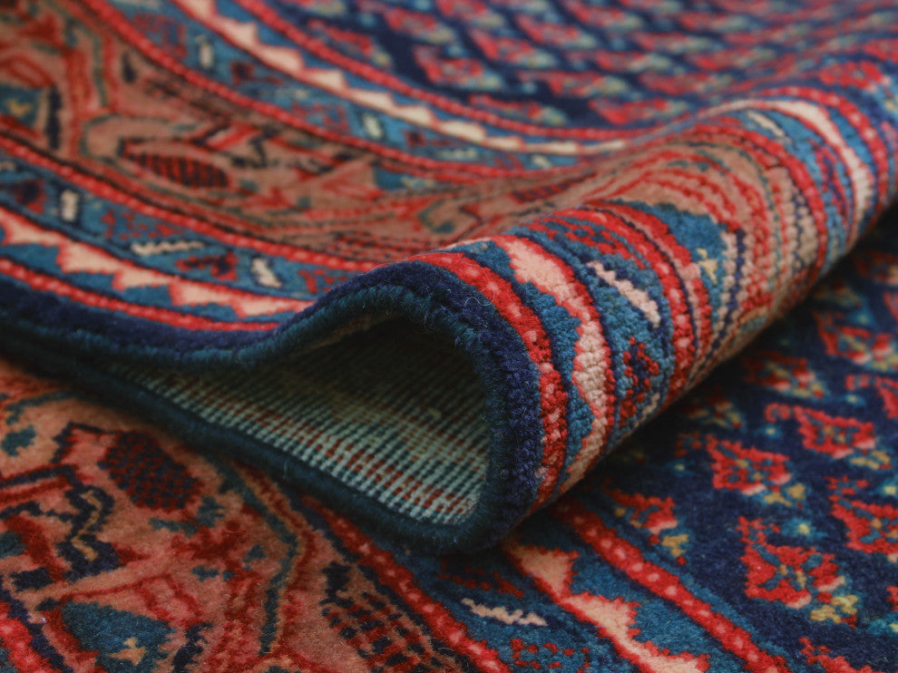 Fine Vintage Distressed Baaqi Navy Runner